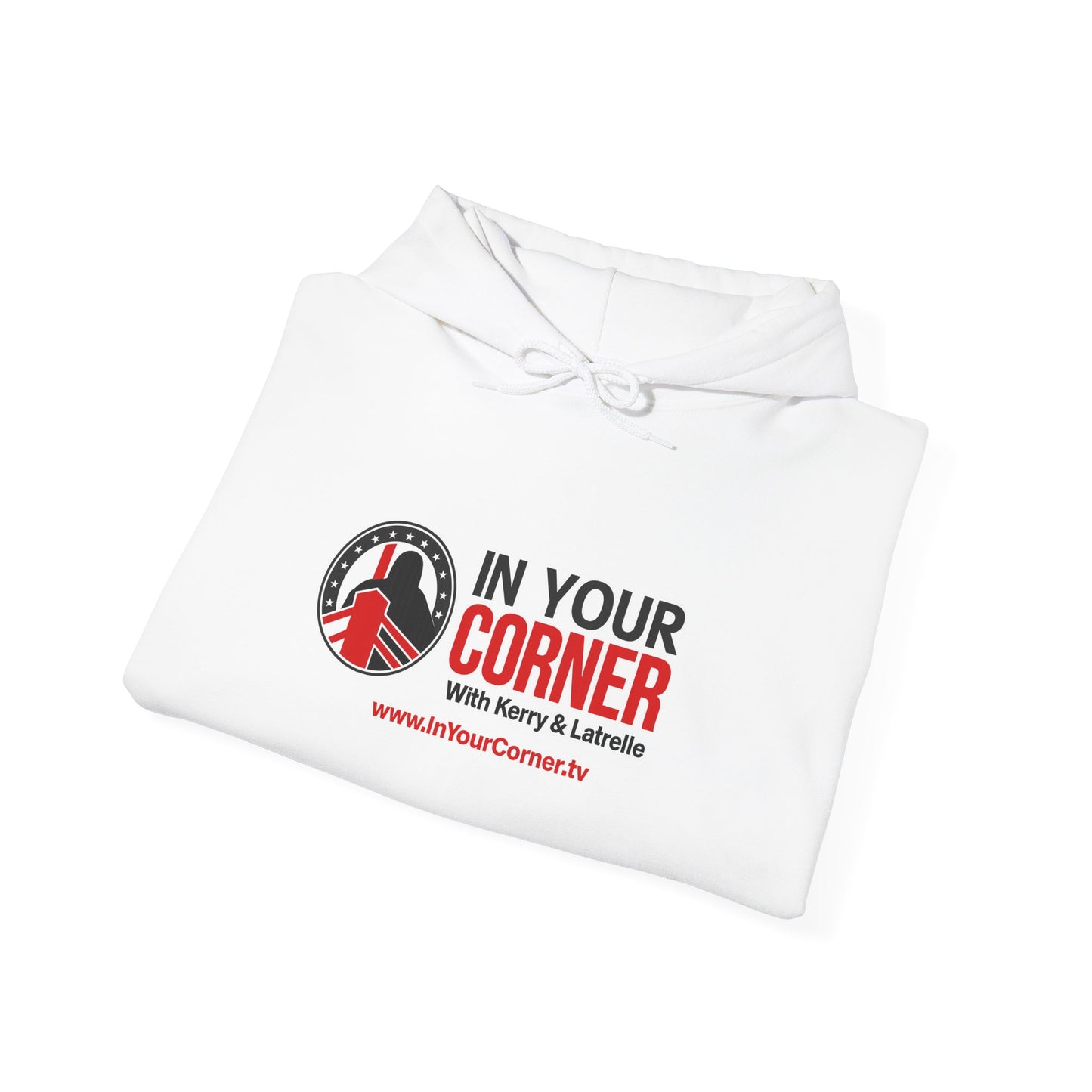 In Your Corner Hoodie — Logo Pullover for Friends