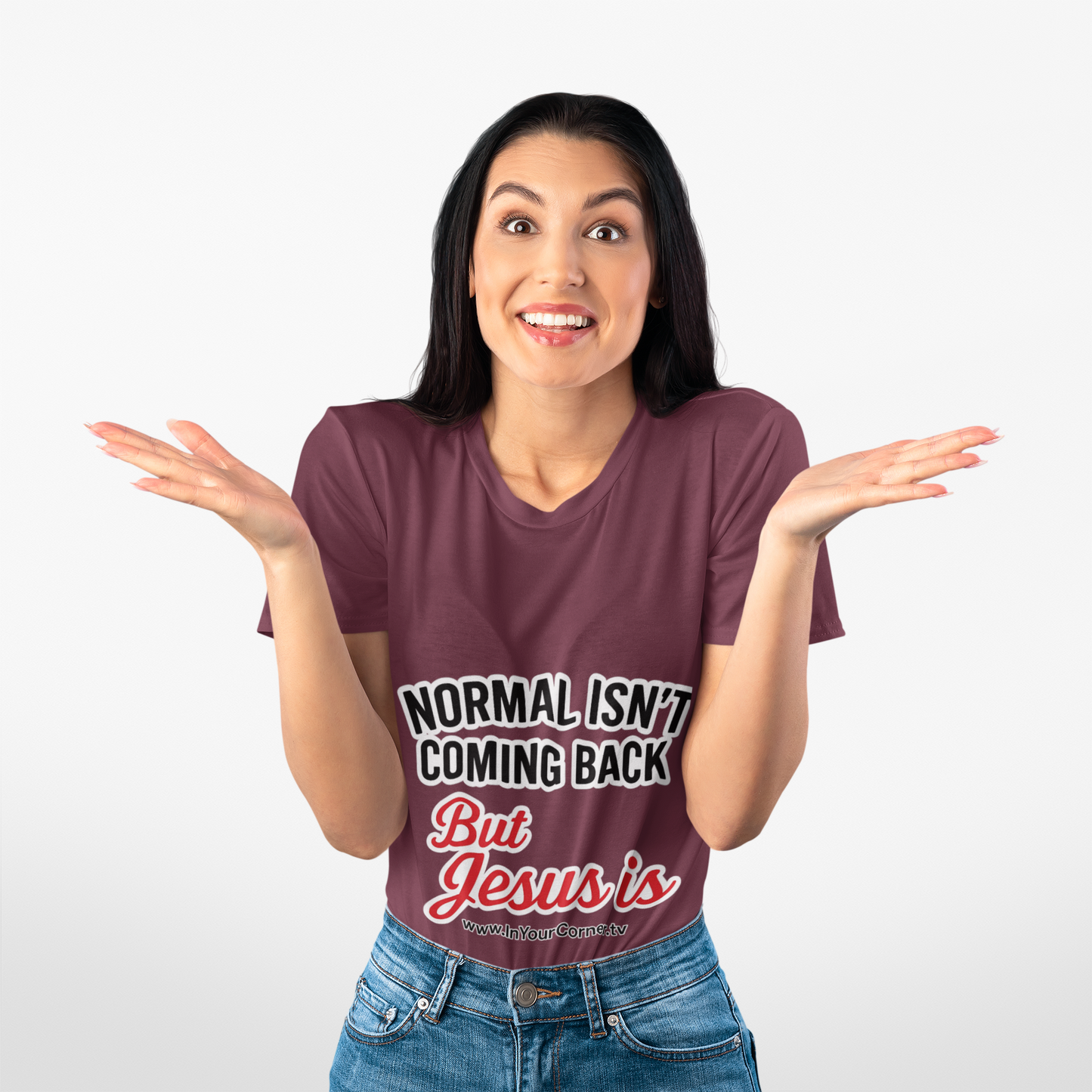 Jesus Is Coming T-Shirt — “Normal Isn't Coming Back” Christian Faith Tee