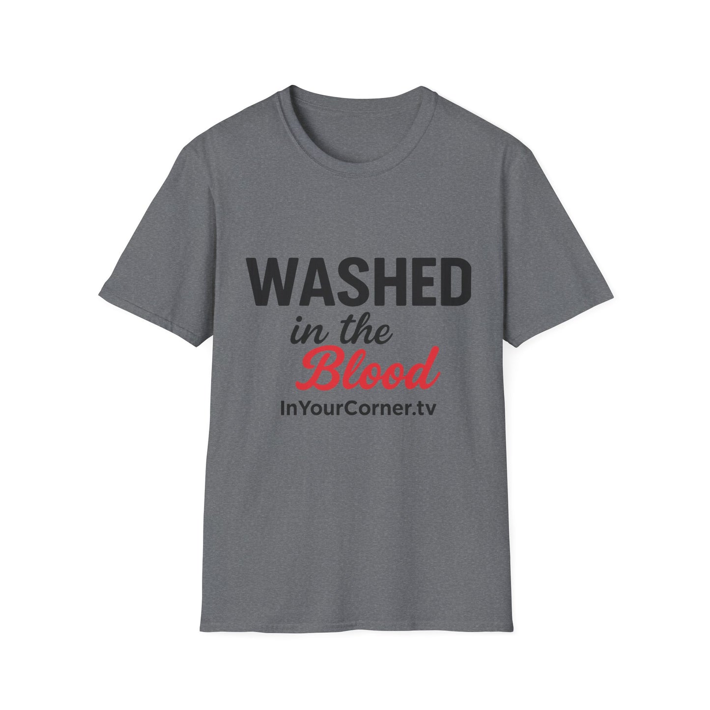 Washed in the Blood T-Shirt — Christian Faith Graphic Tee