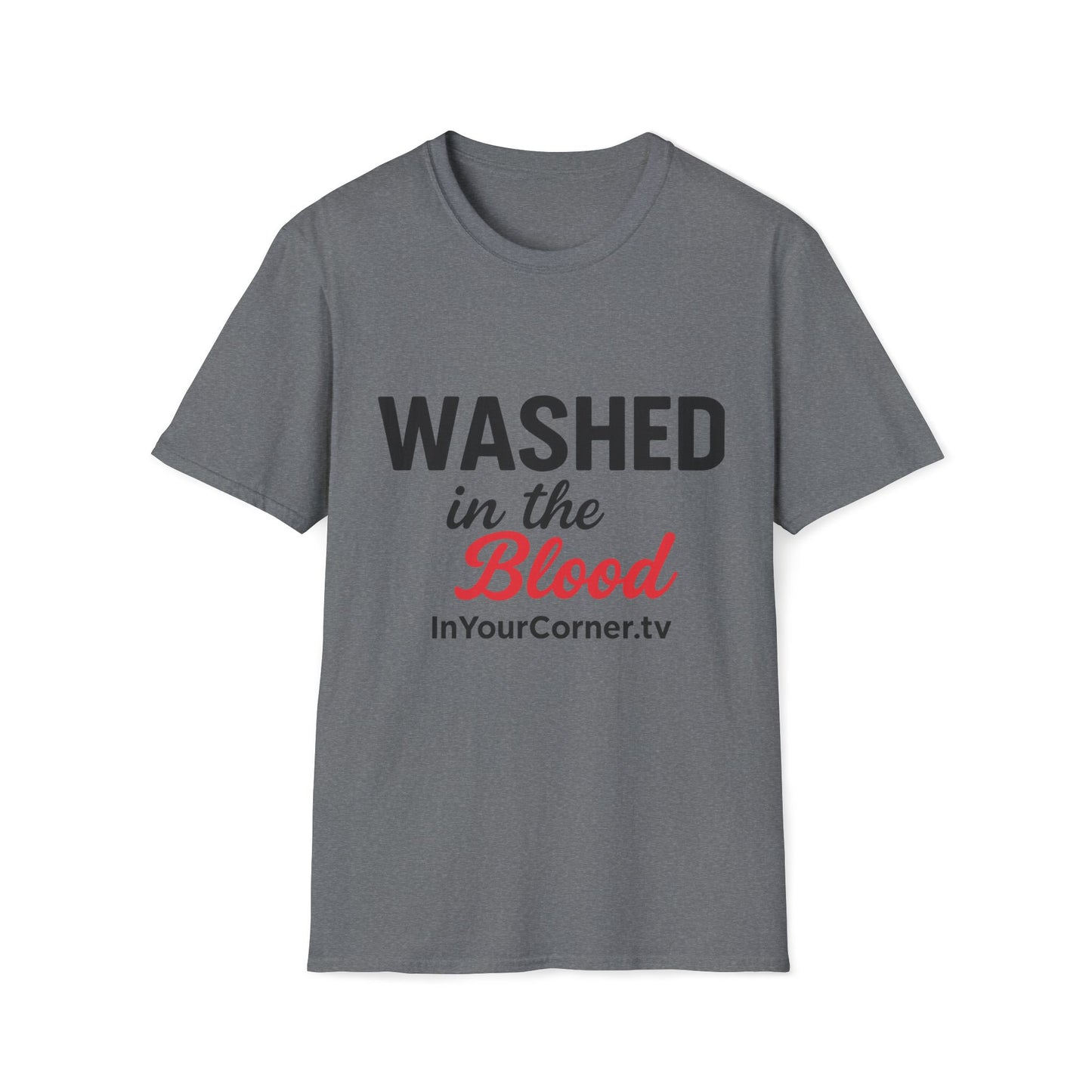 Washed in the Blood T-Shirt — Christian Faith Graphic Tee