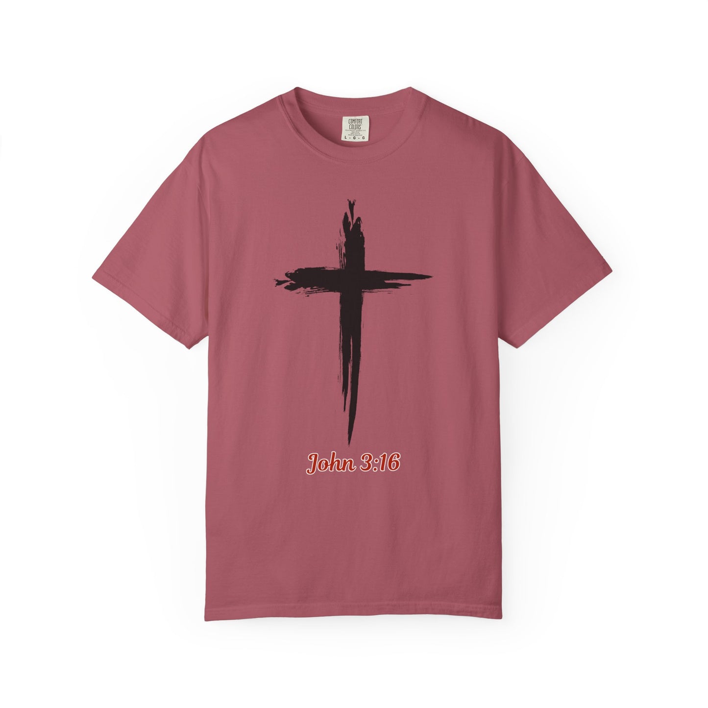 John 3:16 Cross T-Shirt — Christian Faith Tee