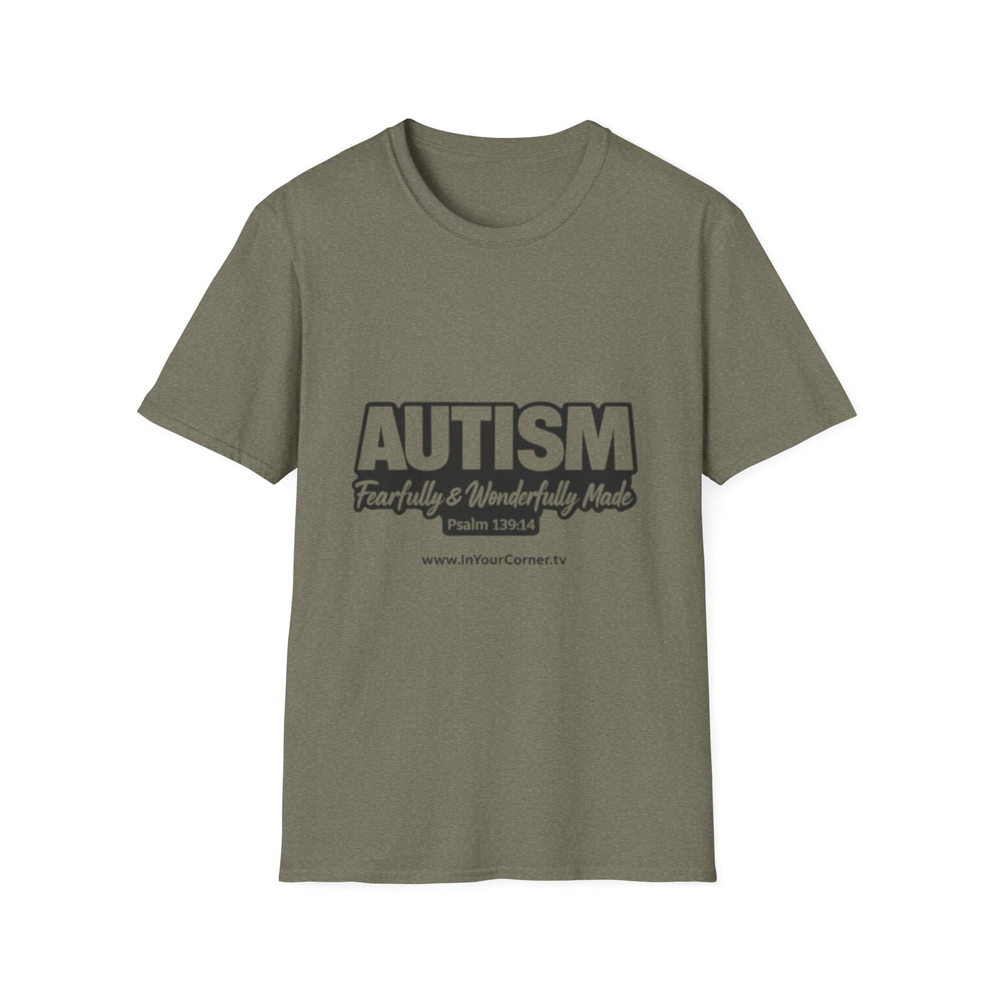 Autism — Fearfully & Wonderfully Made T-Shirt (Psalm 139:14)