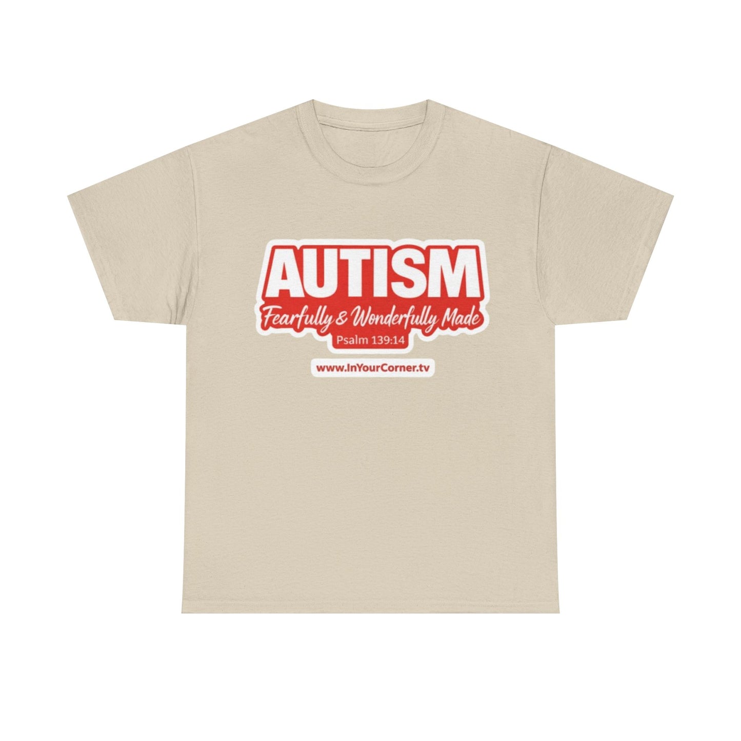 Autism Awareness Tee — "Autism: Fearfully & Wonderfully Made" Comfort Fit Shirt