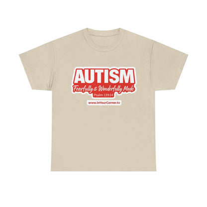 Autism Awareness Tee — "Autism: Fearfully & Wonderfully Made" Comfort Fit Shirt