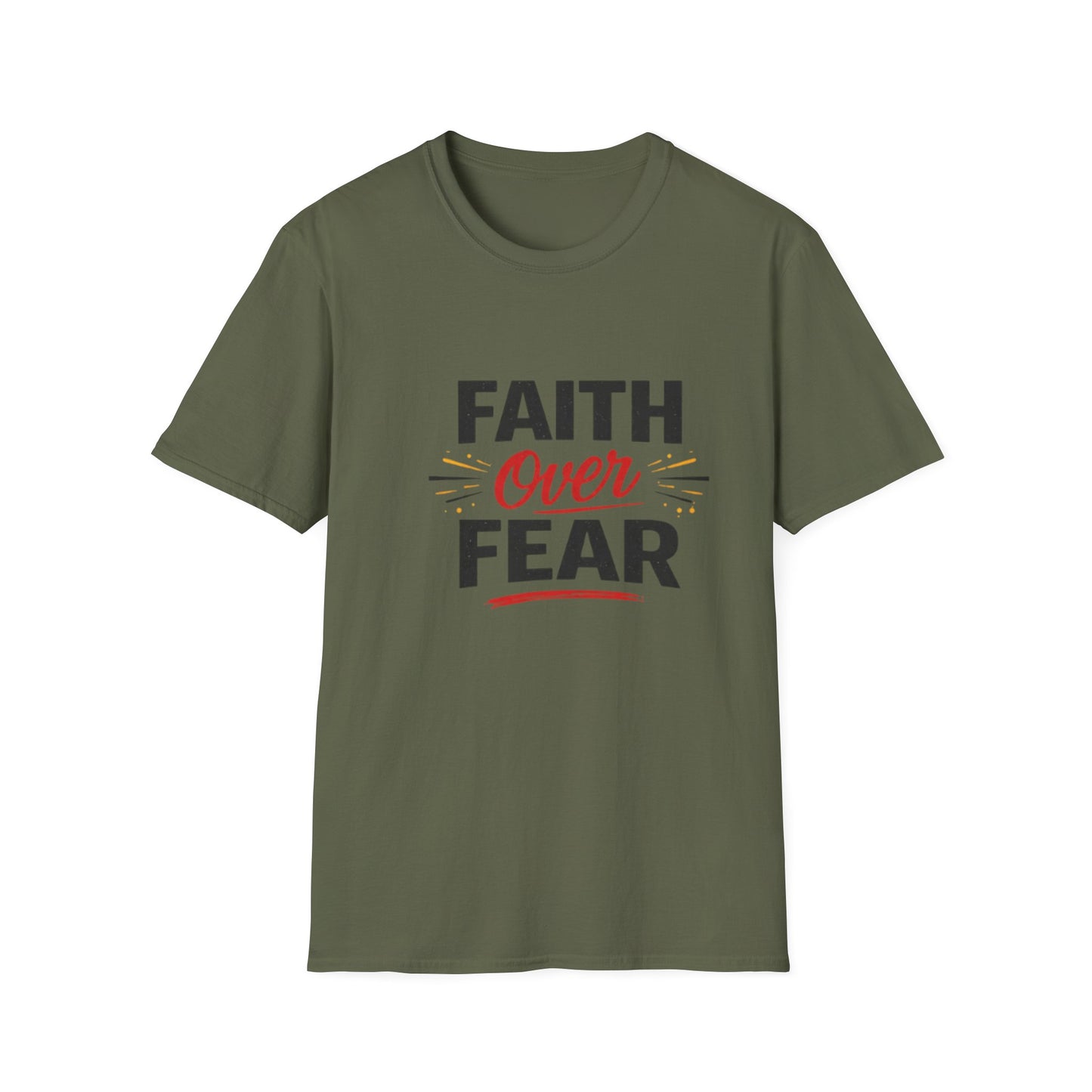 Faith Over Fear T-Shirt — Inspirational Christian Tee