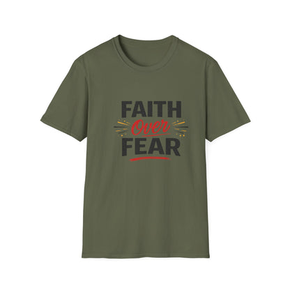Faith Over Fear T-Shirt — Inspirational Christian Tee