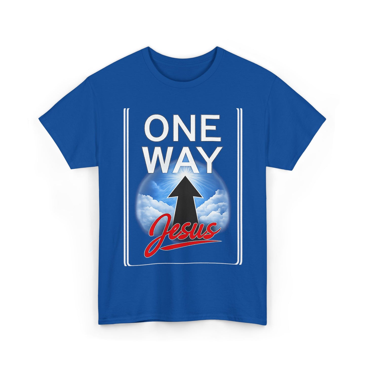 One Way Jesus T-Shirt – Christian Faith Graphic Tee