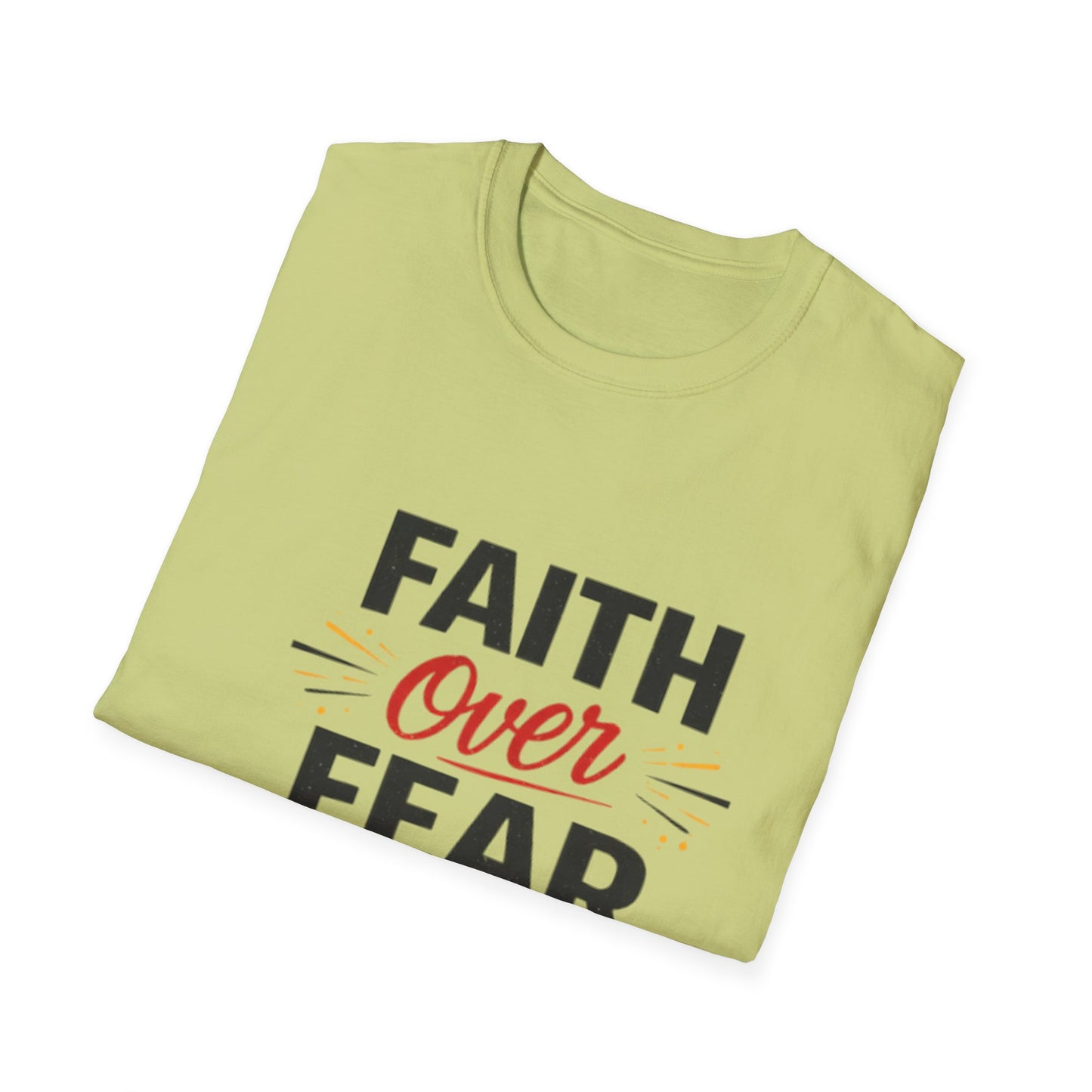 Faith Over Fear T-Shirt — Inspirational Christian Tee