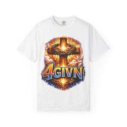 4GIVN Cross Graphic T-Shirt — Christian Faith Vintage Revival Tee