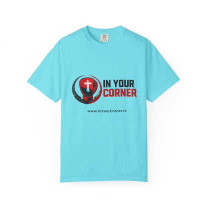 In Your Corner Boxing Glove T‑Shirt — Christian Faith Logo Tee