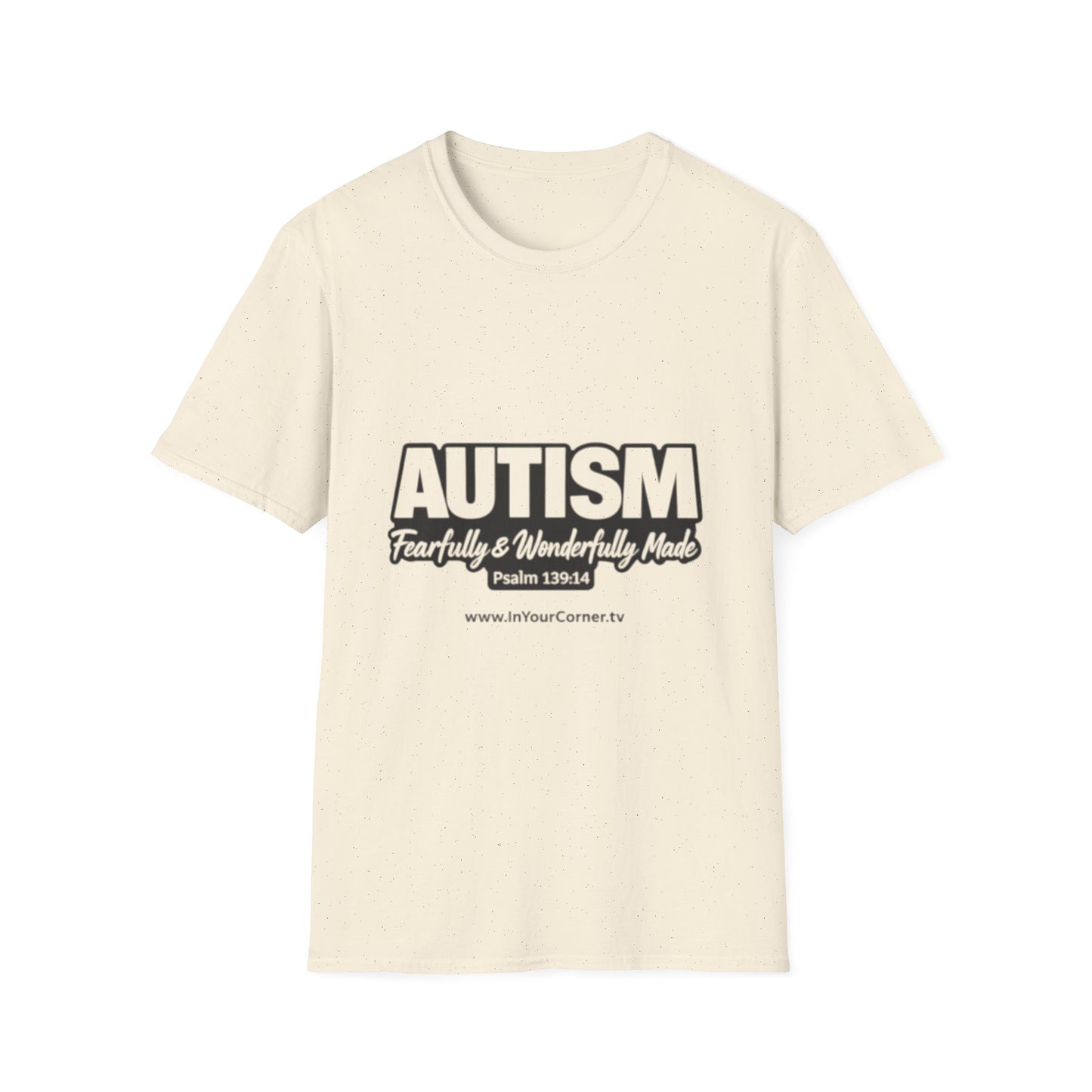 Autism — Fearfully & Wonderfully Made T-Shirt (Psalm 139:14)