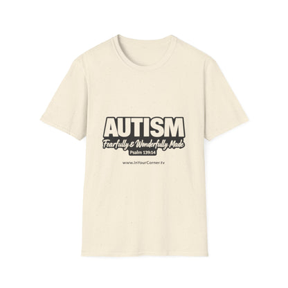 Autism — Fearfully & Wonderfully Made T-Shirt (Psalm 139:14)