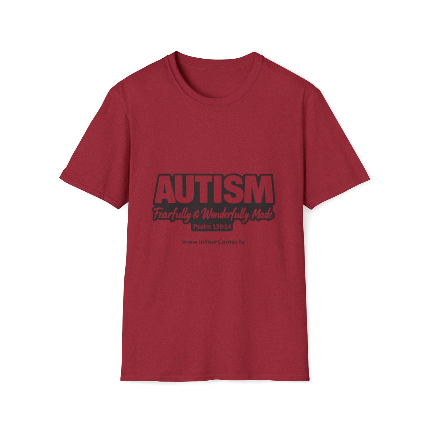 Autism — Fearfully & Wonderfully Made T-Shirt (Psalm 139:14)