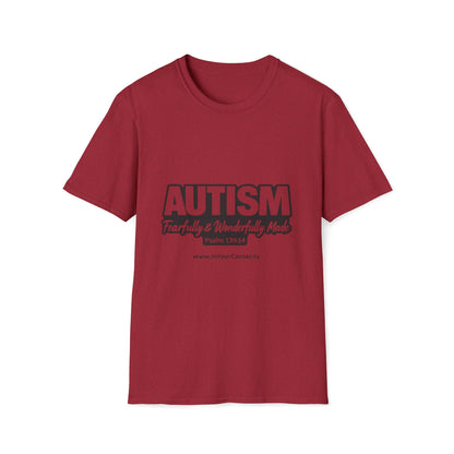 Autism — Fearfully & Wonderfully Made T-Shirt (Psalm 139:14)