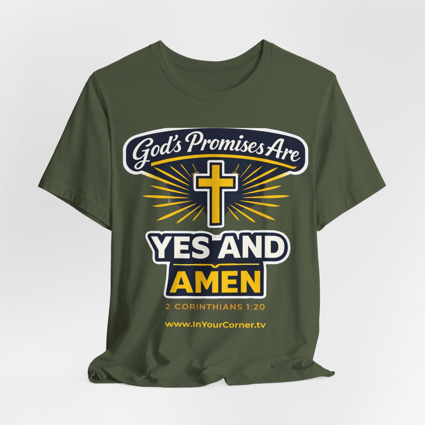 Faithful Promises T-Shirt — Scripture 'God Is Faithful' Prayer Tee