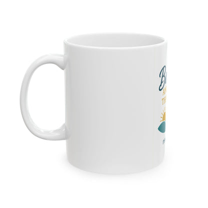 Be Still Psalm 46:10 Ceramic Mug — Inspirational Faith Coffee Cup