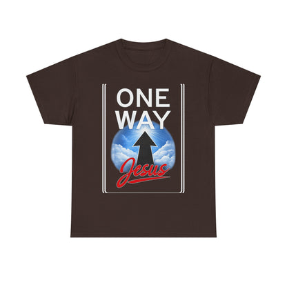 One Way Jesus T-Shirt – Christian Faith Graphic Tee