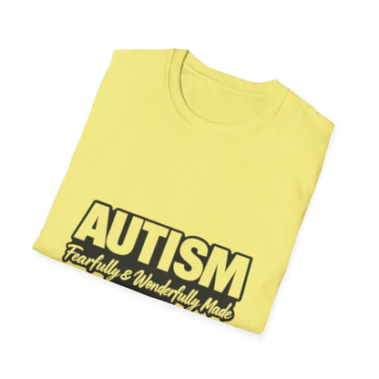 Autism — Fearfully & Wonderfully Made T-Shirt (Psalm 139:14)