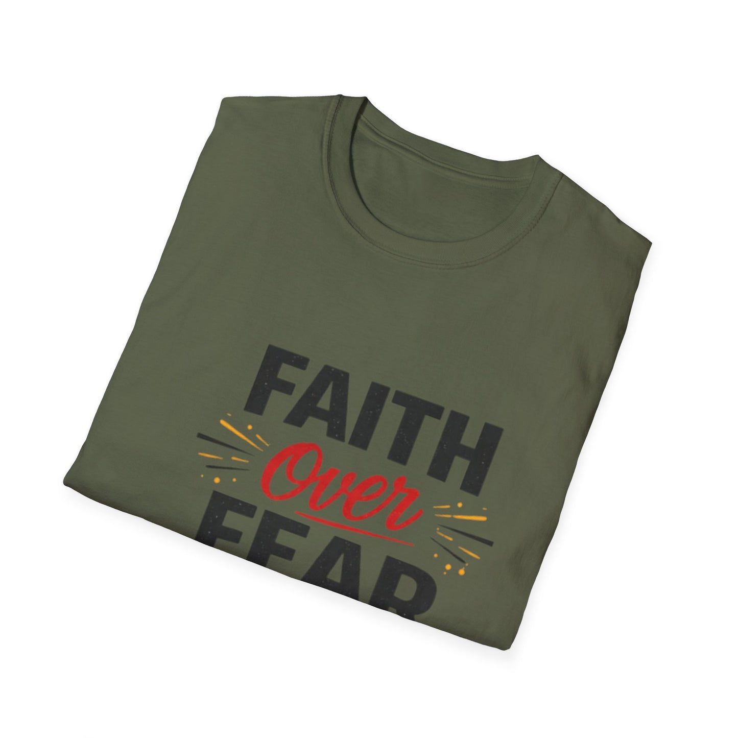 Faith Over Fear T-Shirt — Inspirational Christian Tee