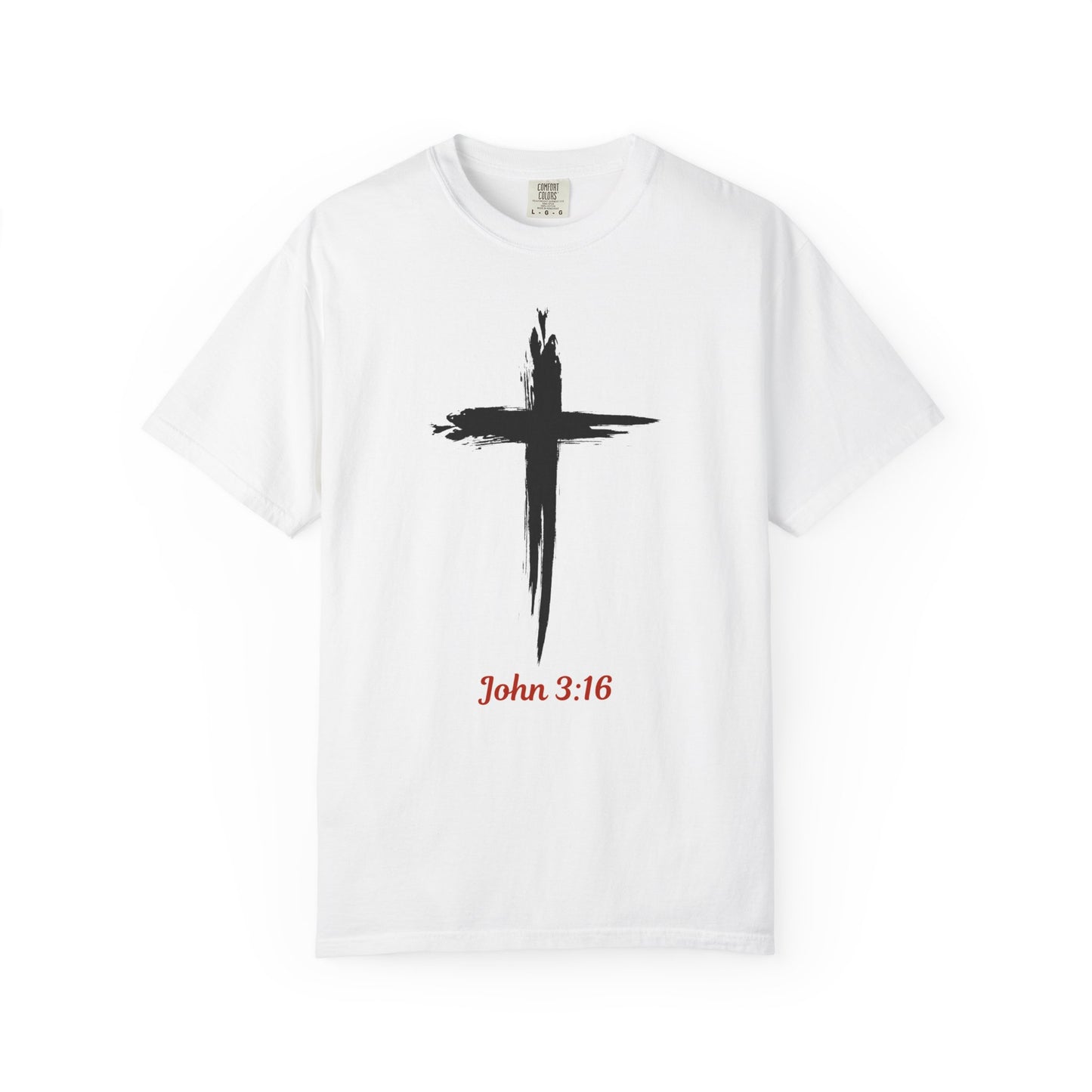 John 3:16 Cross T-Shirt — Christian Faith Tee
