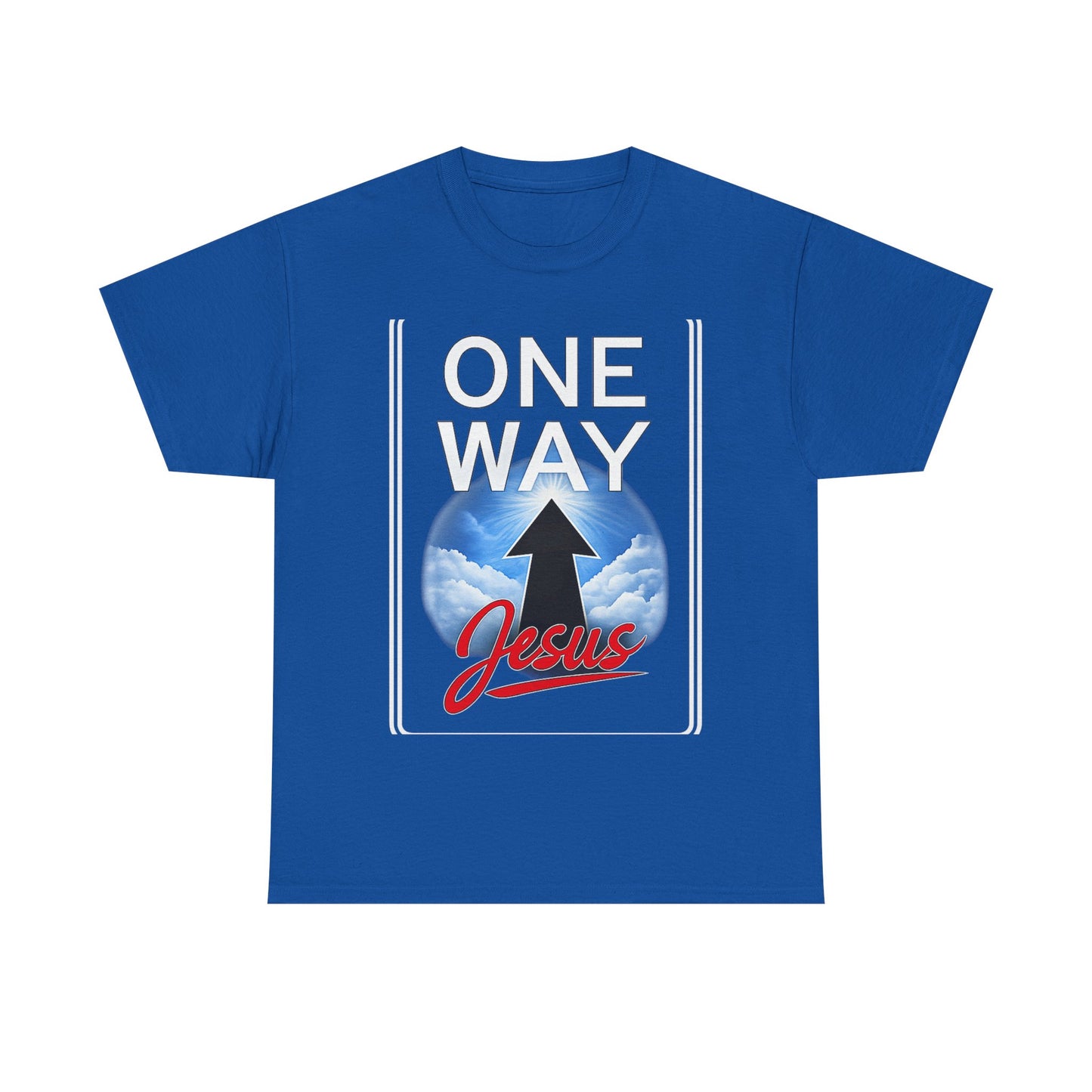 One Way Jesus T-Shirt – Christian Faith Graphic Tee
