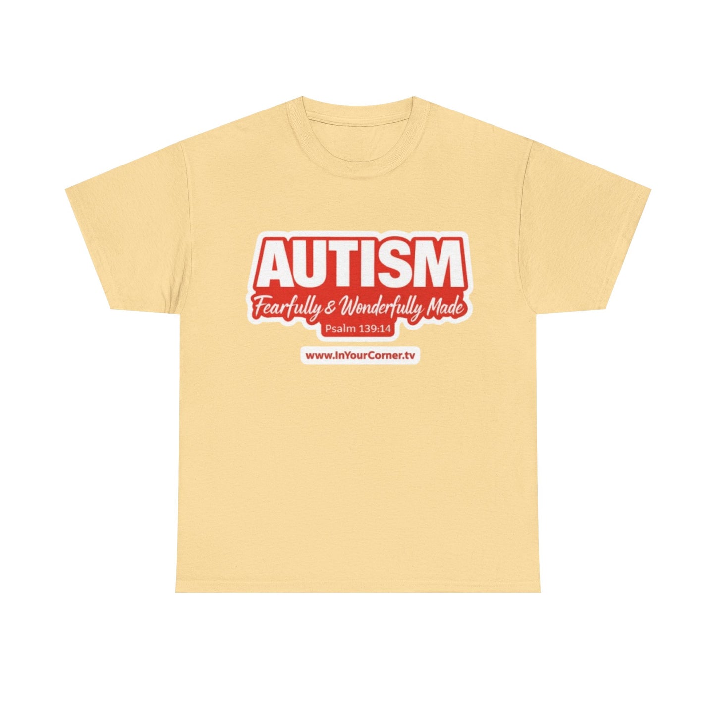 Autism Awareness Tee — "Autism: Fearfully & Wonderfully Made" Comfort Fit Shirt