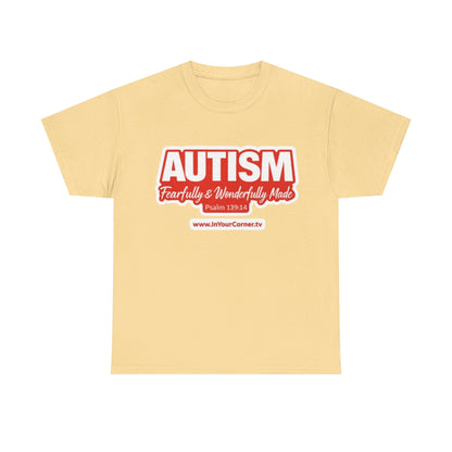 Autism Awareness Tee — "Autism: Fearfully & Wonderfully Made" Comfort Fit Shirt