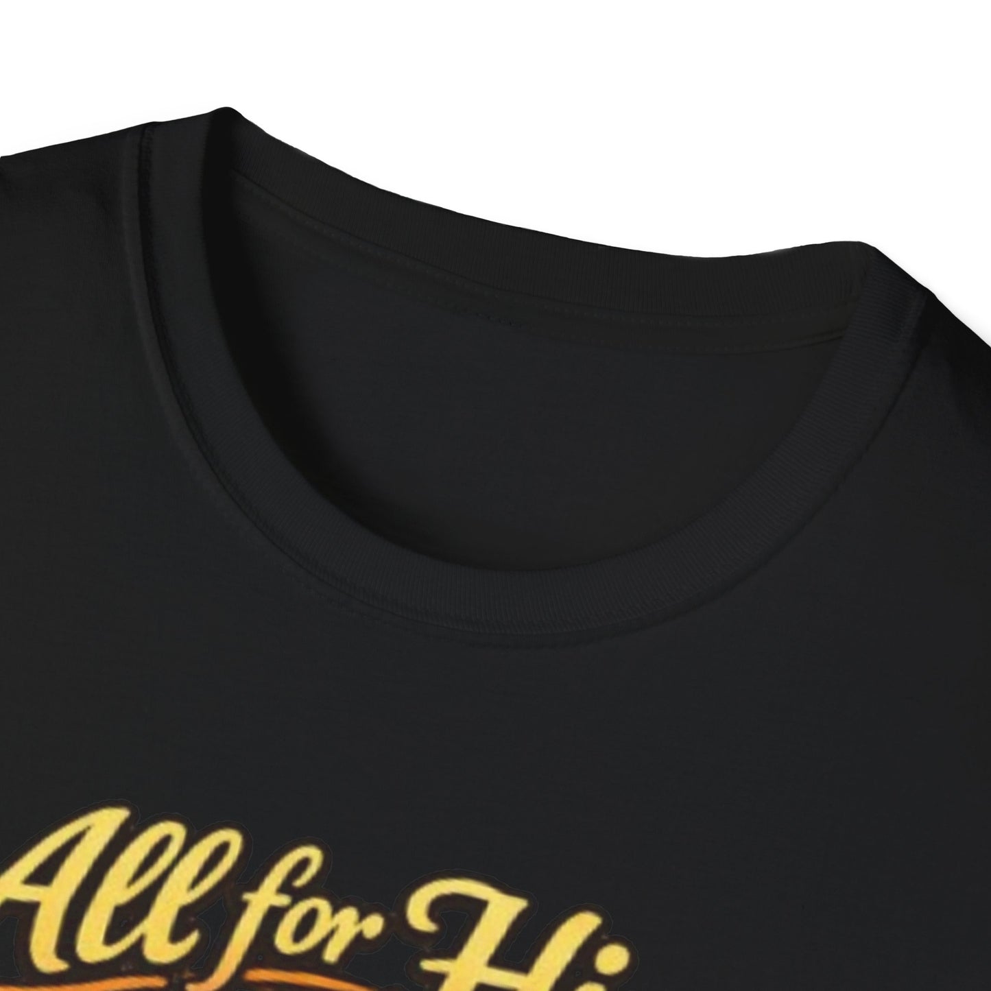 Christian Cross T-Shirt — "All For Him, Him For All" Faith Graphic Tee
