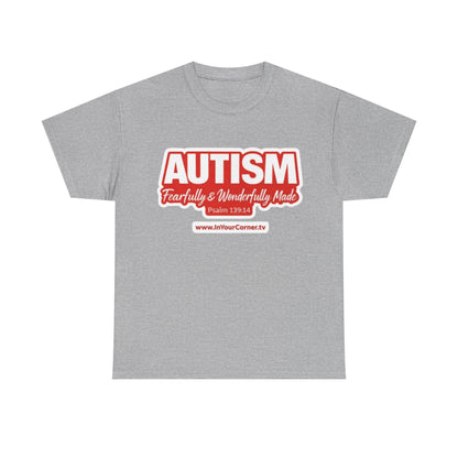 Autism Awareness Tee — "Autism: Fearfully & Wonderfully Made" Comfort Fit Shirt