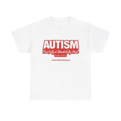 Autism Awareness Tee — "Autism: Fearfully & Wonderfully Made" Comfort Fit Shirt