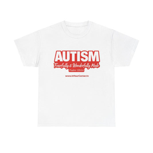 Autism Awareness Tee — "Autism: Fearfully & Wonderfully Made" Comfort Fit Shirt