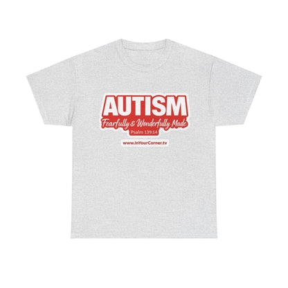 Autism Awareness Tee — "Autism: Fearfully & Wonderfully Made" Comfort Fit Shirt