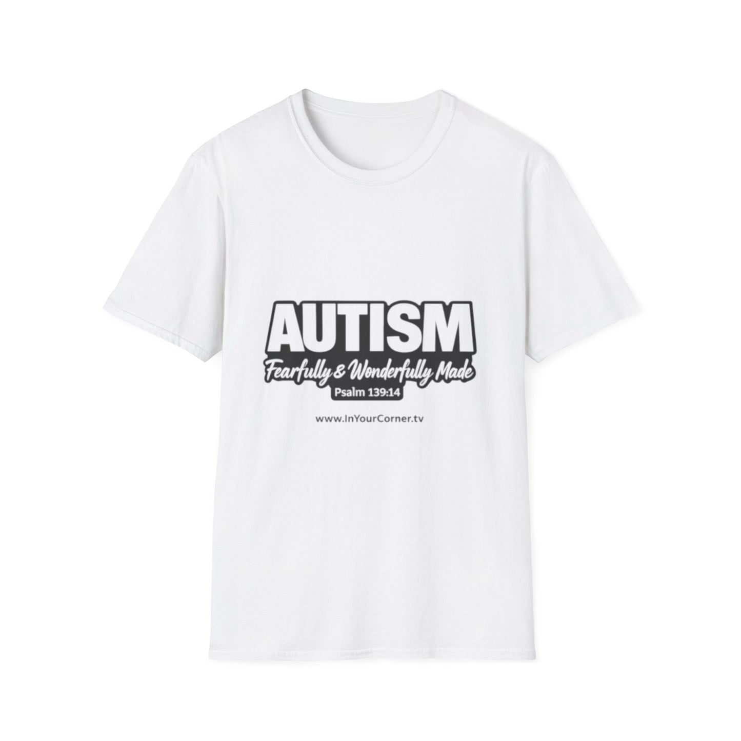Autism — Fearfully & Wonderfully Made T-Shirt (Psalm 139:14)