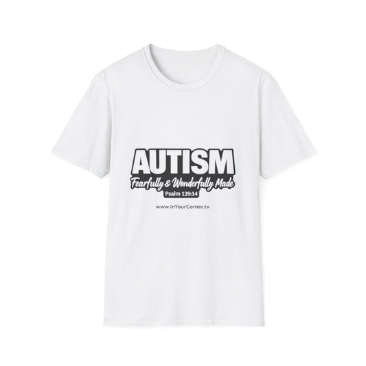 Autism — Fearfully & Wonderfully Made T-Shirt (Psalm 139:14)