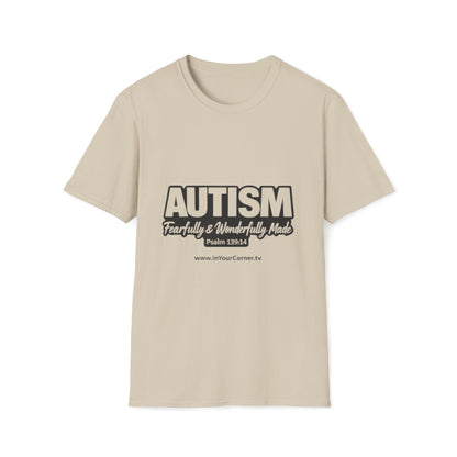 Autism — Fearfully & Wonderfully Made T-Shirt (Psalm 139:14)