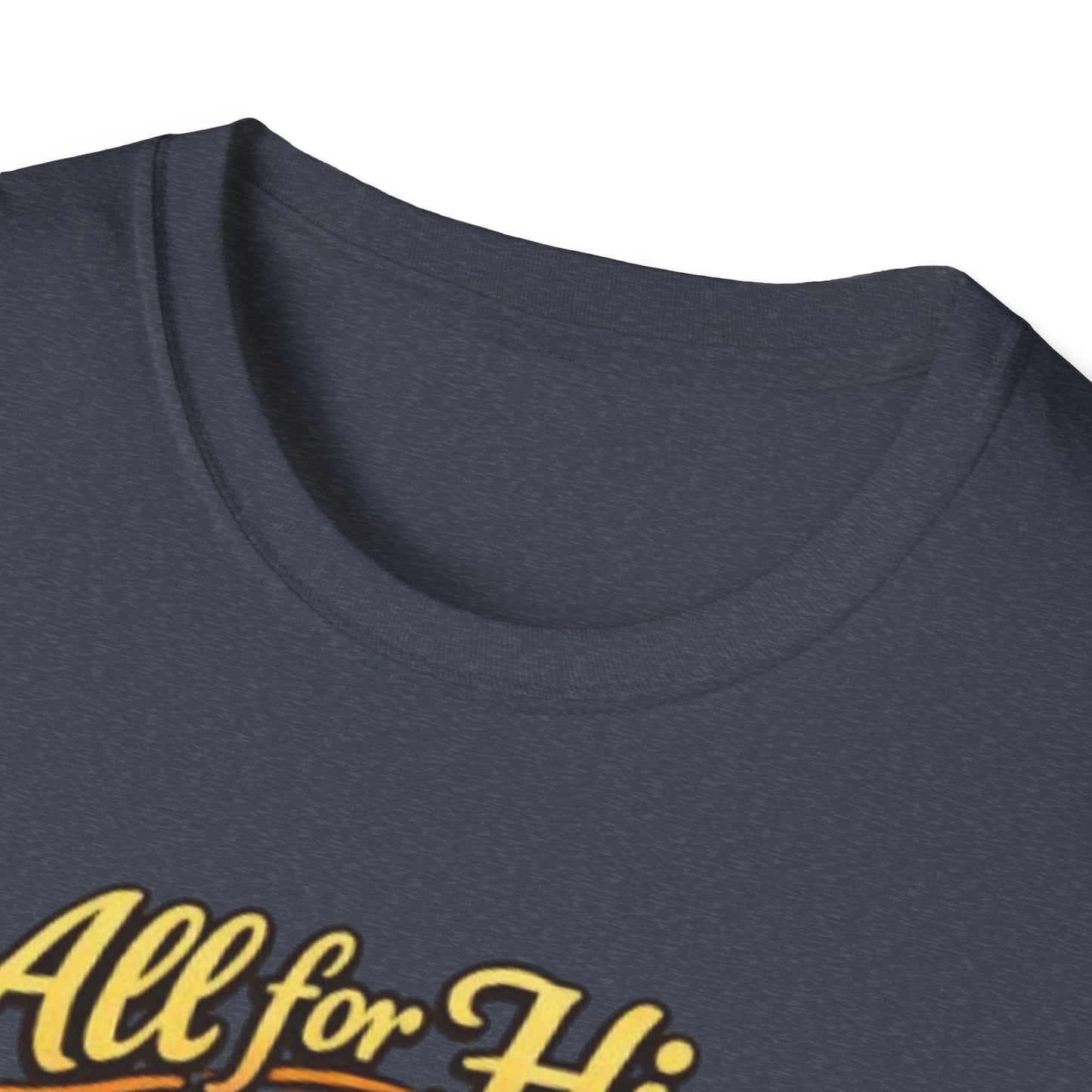 Christian Cross T-Shirt — "All For Him, Him For All" Faith Graphic Tee