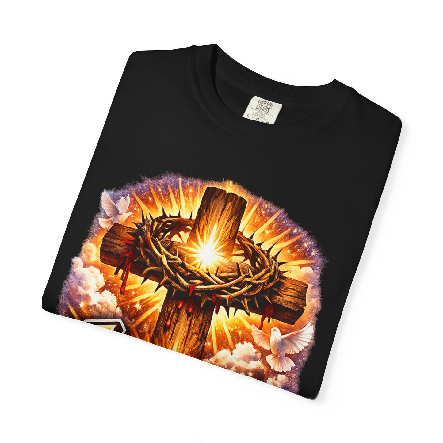 4GIVN Cross Graphic T-Shirt — Christian Faith Vintage Revival Tee