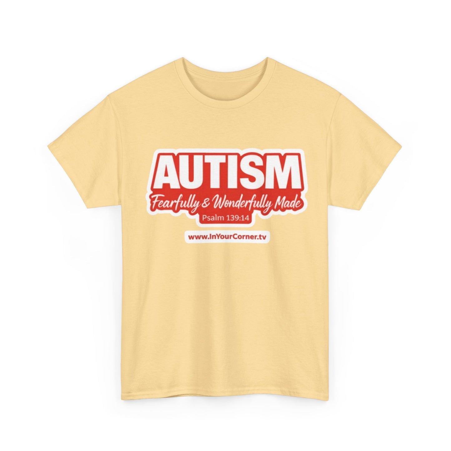 Autism Awareness Tee — "Autism: Fearfully & Wonderfully Made" Comfort Fit Shirt