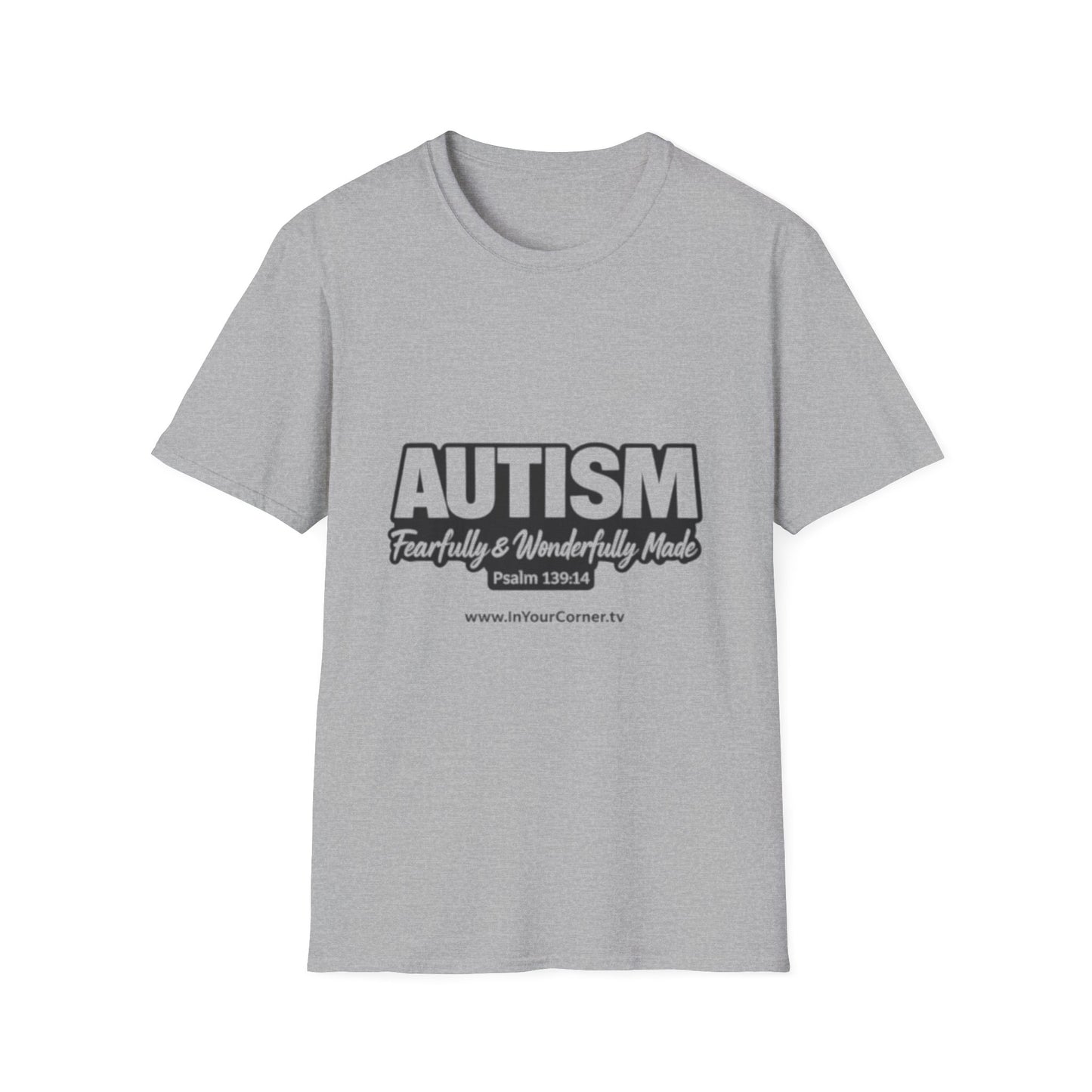 Autism — Fearfully & Wonderfully Made T-Shirt (Psalm 139:14)