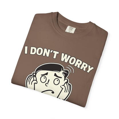 I Don’t Worry I Pray T-Shirt Men — Vintage Cartoon Faith Tee