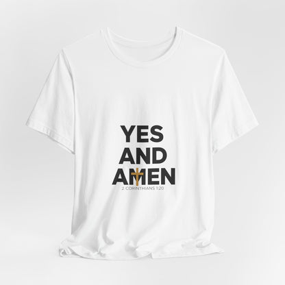 Yes And Amen Tee | Retro Americana diner sign tee, vintage menu style
