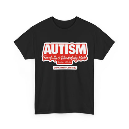 Autism Awareness Tee — "Autism: Fearfully & Wonderfully Made" Comfort Fit Shirt