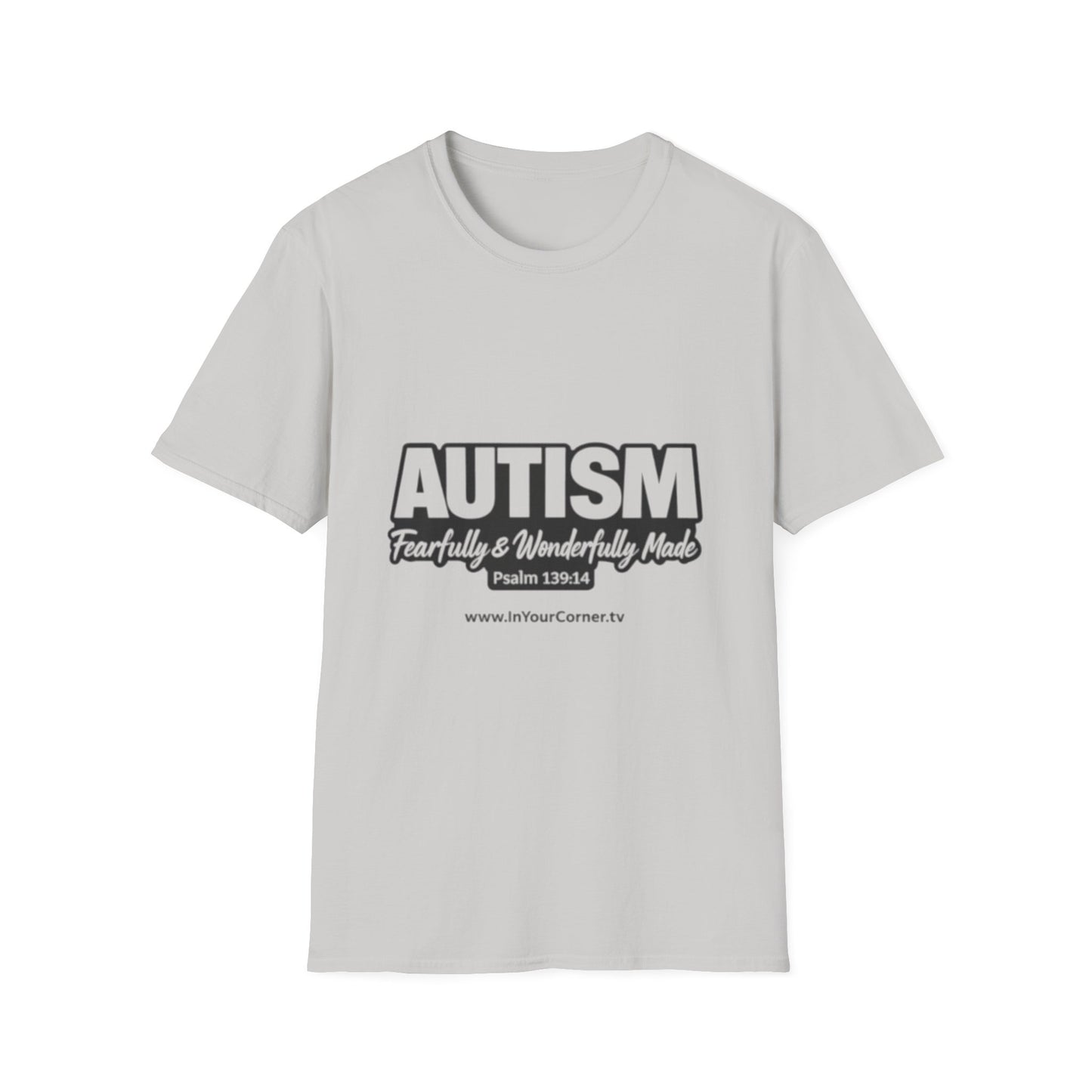 Autism — Fearfully & Wonderfully Made T-Shirt (Psalm 139:14)