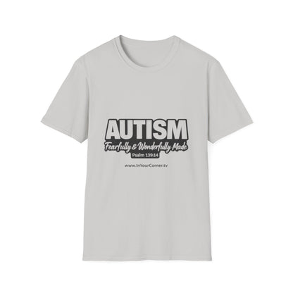 Autism — Fearfully & Wonderfully Made T-Shirt (Psalm 139:14)