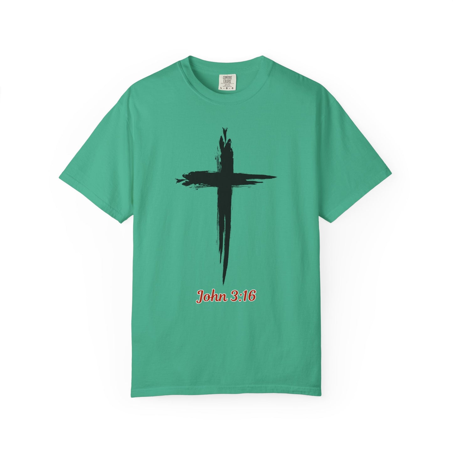 John 3:16 Cross T-Shirt — Christian Faith Tee