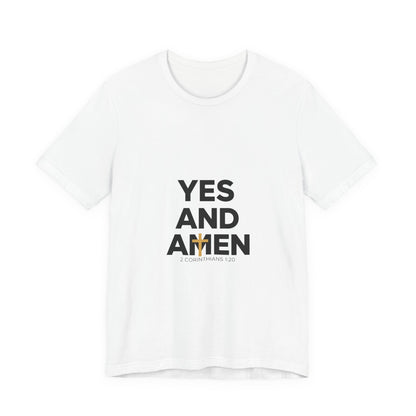 Yes And Amen Tee | Retro Americana diner sign tee, vintage menu style