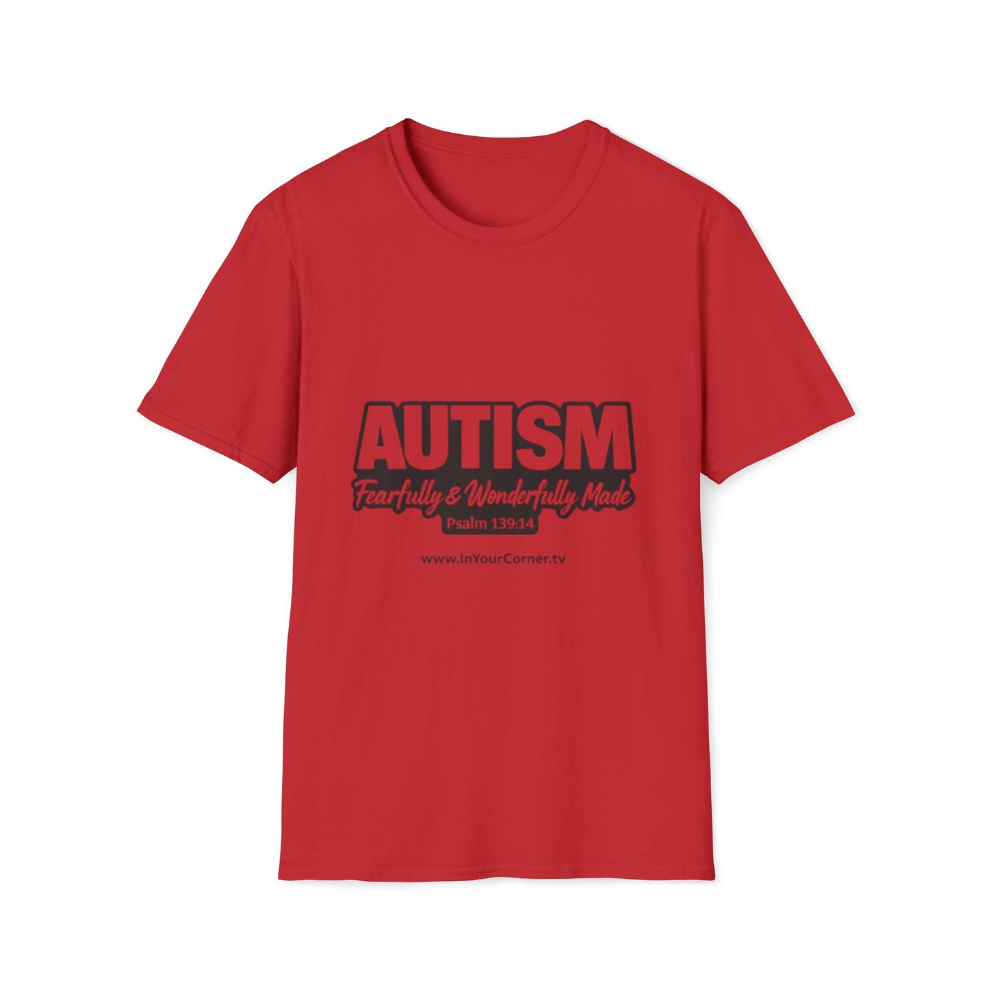 Autism — Fearfully & Wonderfully Made T-Shirt (Psalm 139:14)