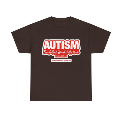 Autism Awareness Tee — "Autism: Fearfully & Wonderfully Made" Comfort Fit Shirt