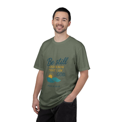 Be Still Psalm 46:10 T-Shirt — Christian Faith Graphic Tee