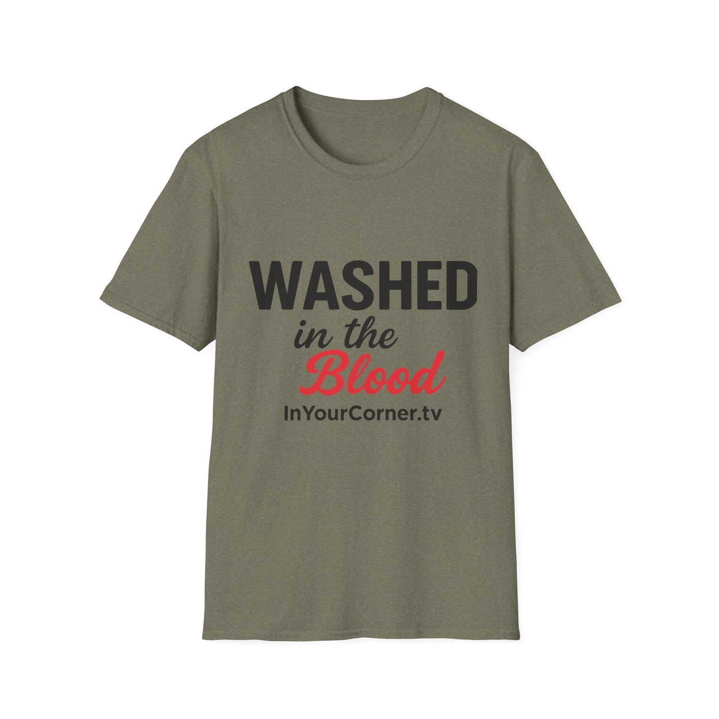 Washed in the Blood T-Shirt — Christian Faith Graphic Tee